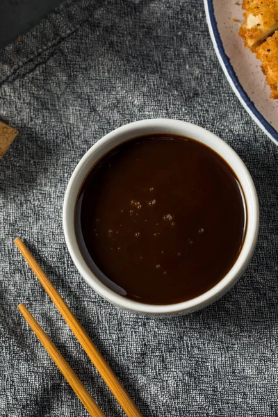 Zelfgemaakte Japanse Bruine Tonkatsu Saus Voor Kip Katsu — Stockfoto