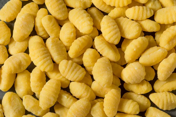 Zelfgemaakte Rauwe Aardappel Gnocchi Pasta Klaar Koken — Stockfoto