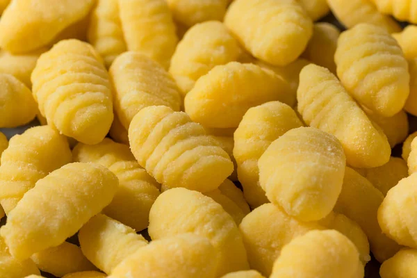 Zelfgemaakte Rauwe Aardappel Gnocchi Pasta Klaar Koken — Stockfoto