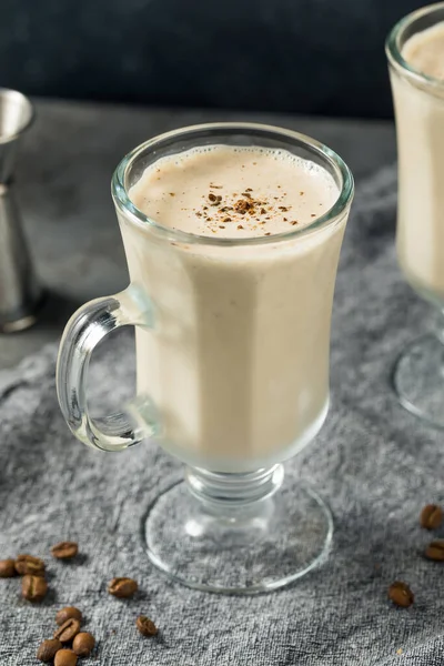 Frozen Boozy Irish Coffee Milkshake Avec Whisky Crème — Photo