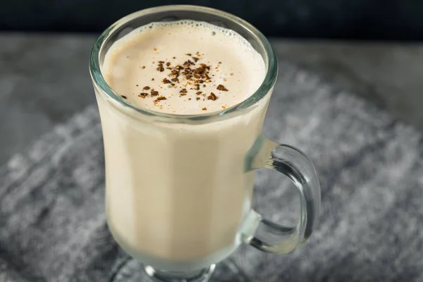 Frozen Boozy Irish Coffee Milchshake Mit Whiskey Und Sahne — Stockfoto