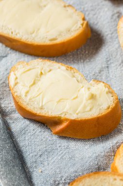 Ev yapımı Ekmek ve Tereyağı Yemeye Hazır