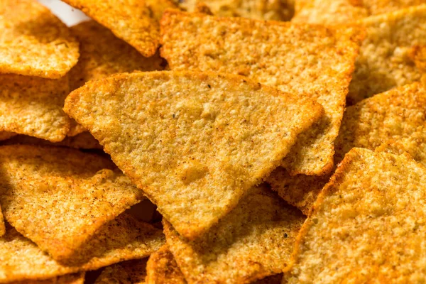 Mexikanische Limetten Und Chili Tortilla Chips Fertig Zum Essen — Stockfoto