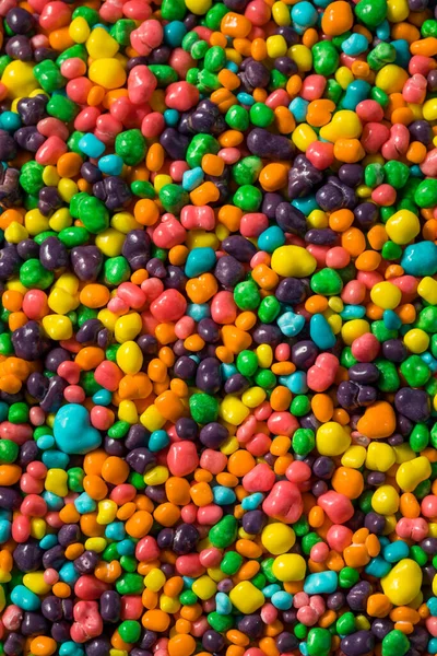 Sugary Sweet Rainbow Nerdy Candy Bowl — Stock Photo, Image
