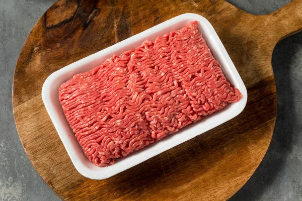 Erba Fed Raw Ground Beef Pronto Cucinare — Foto Stock