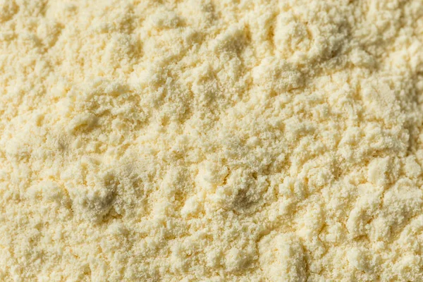 Organic Healthy Vanilla Whey Protein Powder Scoop — Stock Photo, Image
