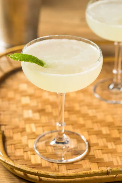 Cold Boozy Lime Daquiri Cocktail Rum — 스톡 사진
