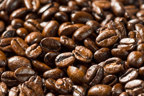 Biologisch Geröstete Espresso Kaffeebohnen Einer Schüssel — Stockfoto