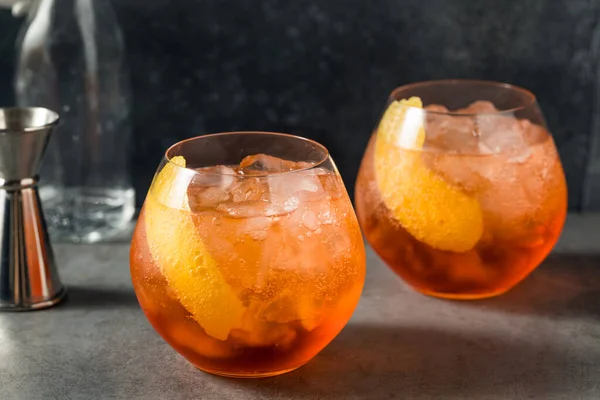 Cocktail Spritz Tequila Rafraîchissante Froide Avec Prosecco — Photo