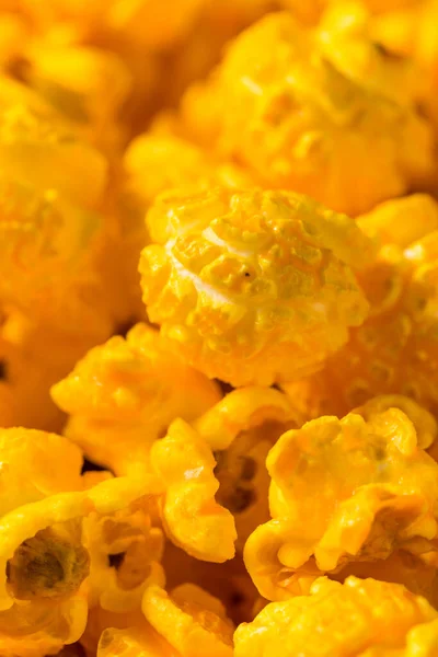 Zelfgemaakte Cheesey Pop Corn Een Kom — Stockfoto