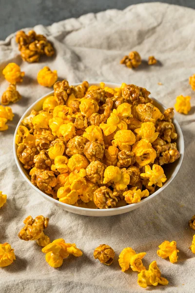 Domowej Roboty Chicago Popcorn Mix Karmelem Serem Pop Corn — Zdjęcie stockowe