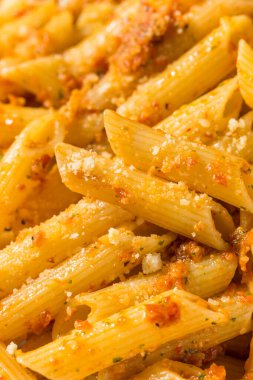 Homemade Tomato Pesto Pasta with Cheese and Basil