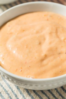 Homemade Russian Thousand Island Dressing with Tomato