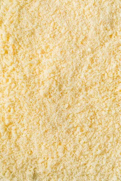 Queso Parmesano Rallado Blanco Orgánico Una Pila —  Fotos de Stock