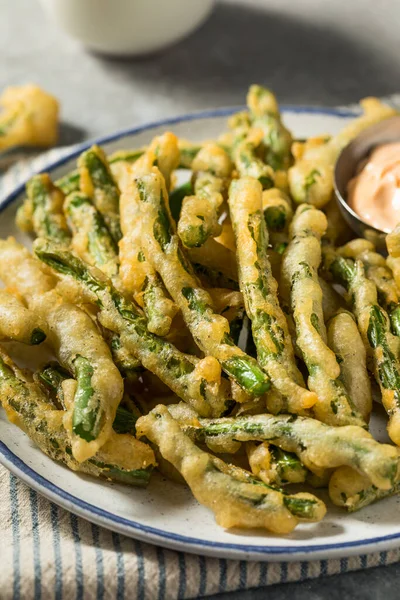 Ev yapımı, soslu yeşil fasulye.