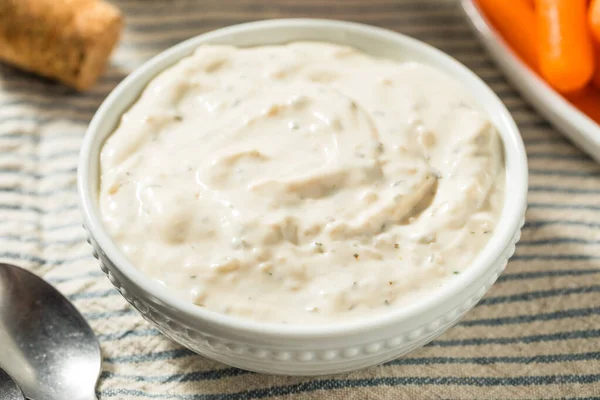 Homemade French Onion Dip Bowl — Stock Photo, Image