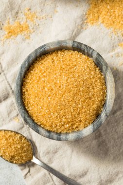 Organik Çiğ Kahverengi Demara Türbinado Şeker Kasesi