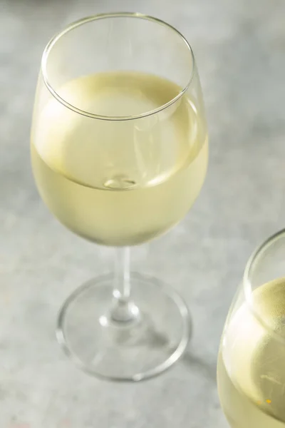 Sauvignon Biologico Liquoroso Vino Bianco Bicchiere — Foto Stock