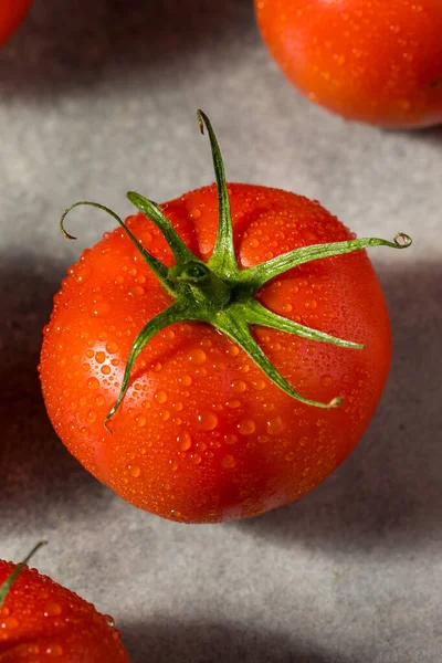 Organic Red Vine Ripened Tomatoes Ready Eat — Stock Photo, Image