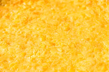 Şükran Günü Mısırlı Ekmek Güveci Tavada Puding