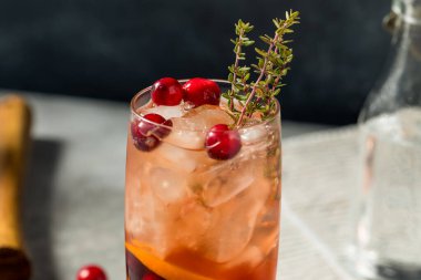 Ökseotu Kokteylinin altında Cin ile Ayyaş Noel Yabanmersini