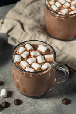 Marshmallowlu Sıcak Sıcak Çikolatalı Kakao