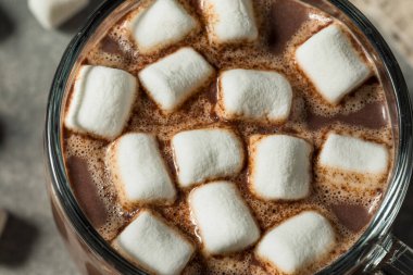 Marshmallowlu Sıcak Sıcak Çikolatalı Kakao