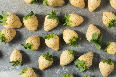 Organik Çiğ Beyaz Çilek Kasesi