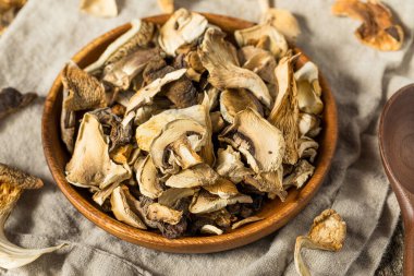 Organik Çiğ Kurutulmuş Mantar Kasesi