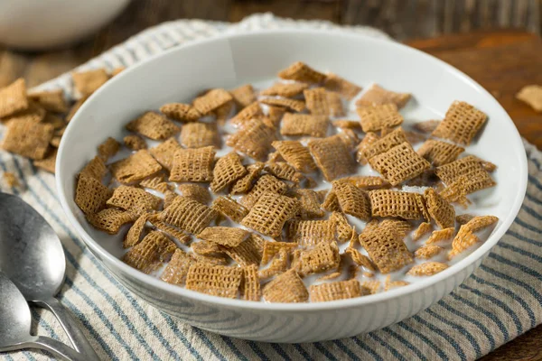 Sağlıklı Buğday Kareleri Kahvaltı Gevreğiyle Tam Süt