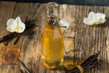 Tatlı Vanilya Fasulyesi İçecekler İçin Şişe İçinde Basit Şurup