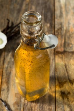 Tatlı Vanilya Fasulyesi İçecekler İçin Şişe İçinde Basit Şurup