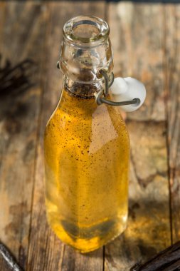 Tatlı Vanilya Fasulyesi İçecekler İçin Şişe İçinde Basit Şurup