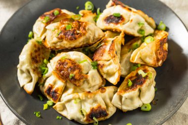 Soya soslu Asya Dumpling Pot Etiketleri Gyoza