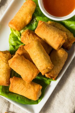 Çin Dışı Kızarmış Sebzeli Yumurta Yuvarlağı ve Sos