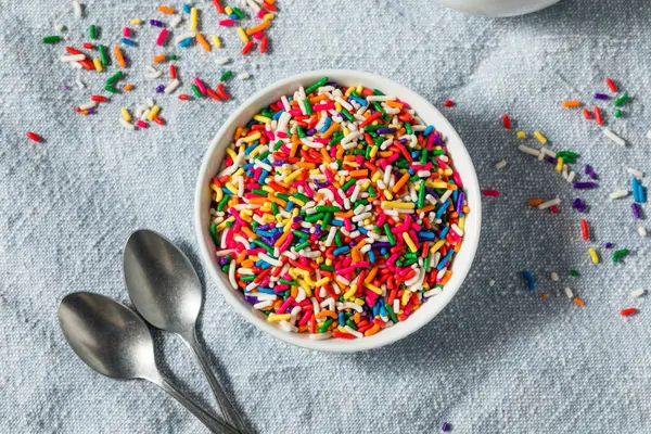 Sweet Sugary Candy Sprinkles Use Baking — Stock fotografie