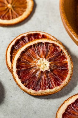 Kurutulmuş Kurutulmuş Kan Portakalları Kasede