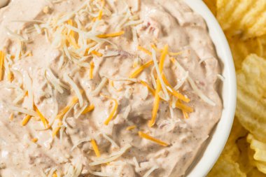 Ev yapımı Taco Teknesi. Patates cipsiyle aperatif.