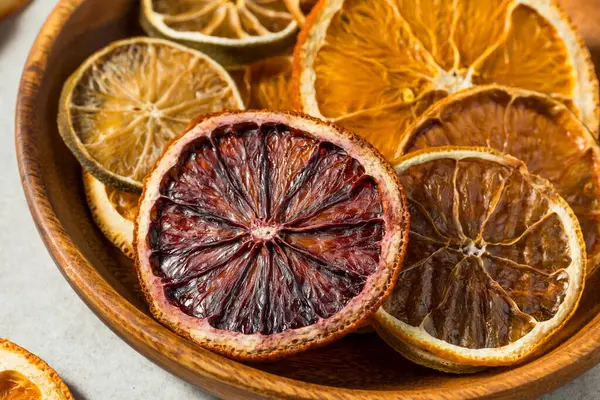 Healthy Dried Dehydrated Citrus Fruit with Oranges LIme and Lemons
