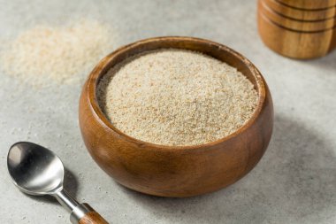 Raw Milled Wheat Farina Grain in in a Bowl