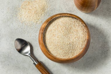 Raw Milled Wheat Farina Grain in in a Bowl