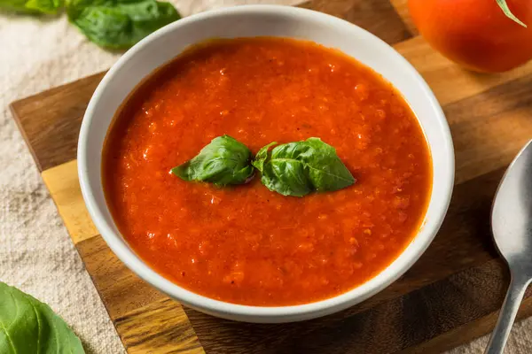 Salsa Pasta Tomate Italiana Casera Tazón Imágenes De Stock Sin Royalties Gratis