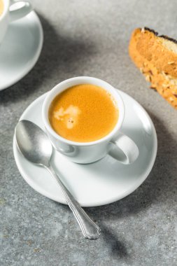 Sıcak Koyu İtalyan Espresso Kahve Fincanı