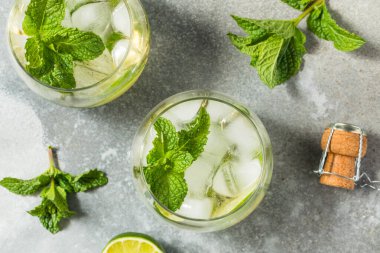 Pırıl pırıl Hugo Kokteyli Naneli ve Şampanyalı