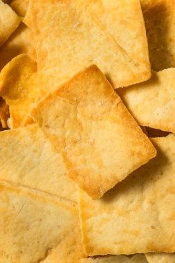 Deniz tuzu ve ev yapımı çıtır çerez.