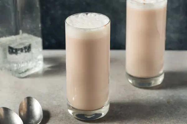 stock image Sweet New York Chocolate Egg Cream Drink with Seltzer Water