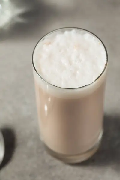 stock image Sweet New York Chocolate Egg Cream Drink with Seltzer Water