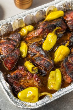 Mississippi Izgara Tütsülenmiş Köy Pirzolası Biber ve Et suyuyla