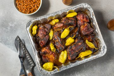 Mississippi Izgara Tütsülenmiş Köy Pirzolası Biber ve Et suyuyla