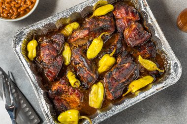 Mississippi Izgara Tütsülenmiş Köy Pirzolası Biber ve Et suyuyla